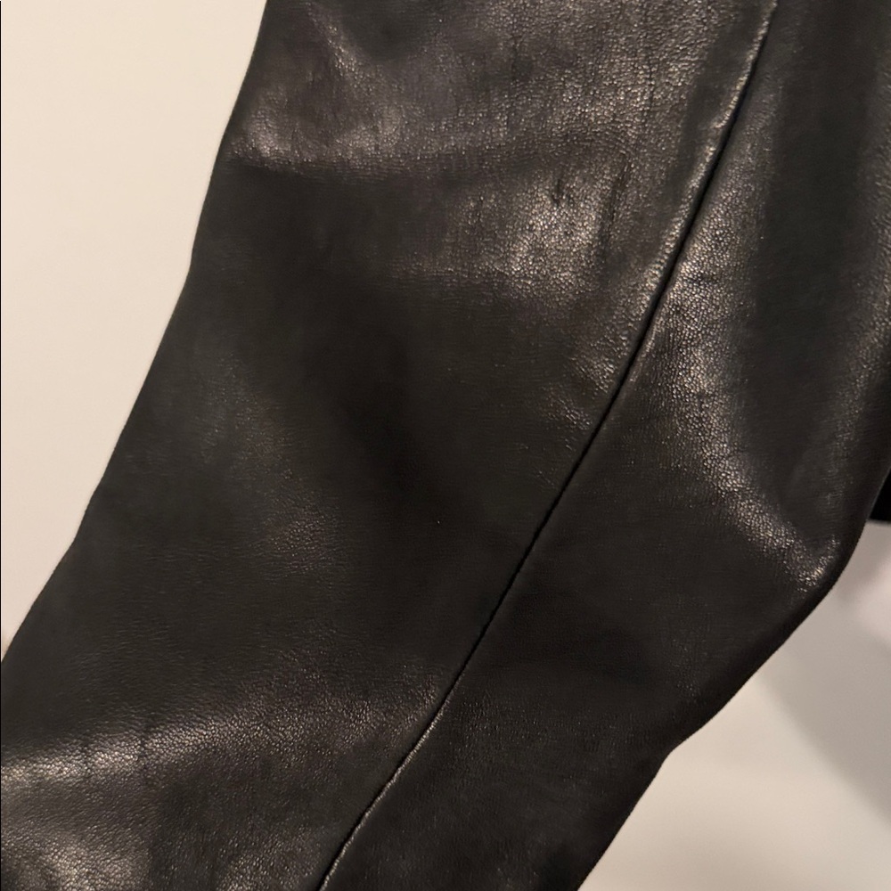 Y2K Jones New York Classic Black Leather Jacket - Picture 9 of 10